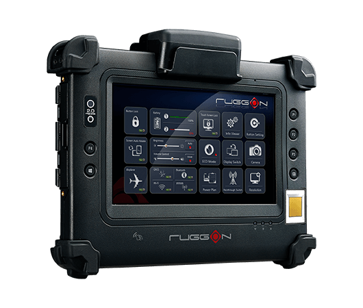 Tablette tactile durcie 7 pouces Blaxtone Pm-311B coté