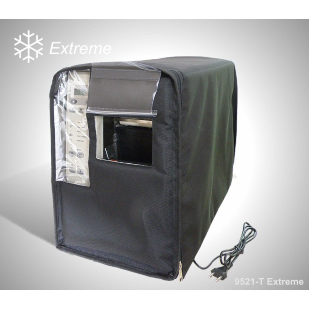 Housse de protection thermique imprimante zebra 110Xi3 ouvert