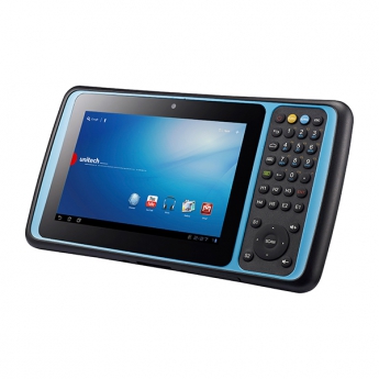 Tablette Android 7 pouces durcis clavier et lecteur code barre intégré face