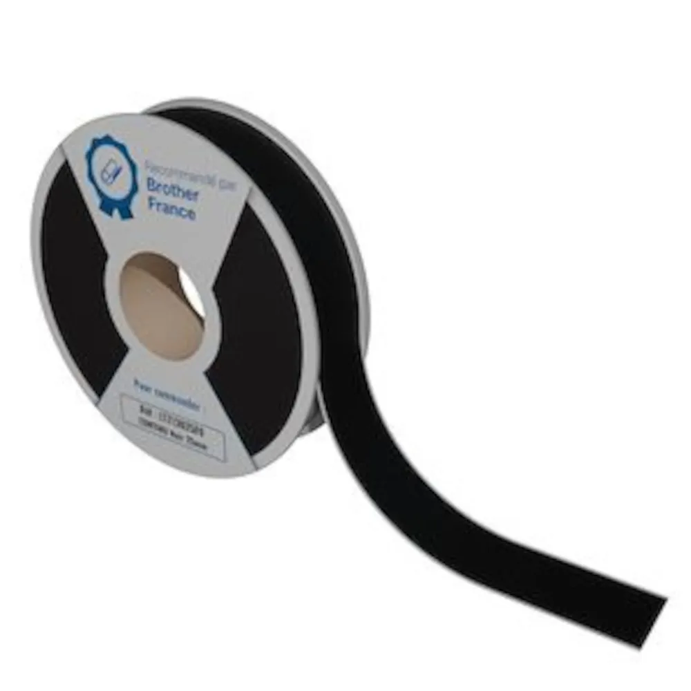 Rouleaux continu noir 25mm x 30m