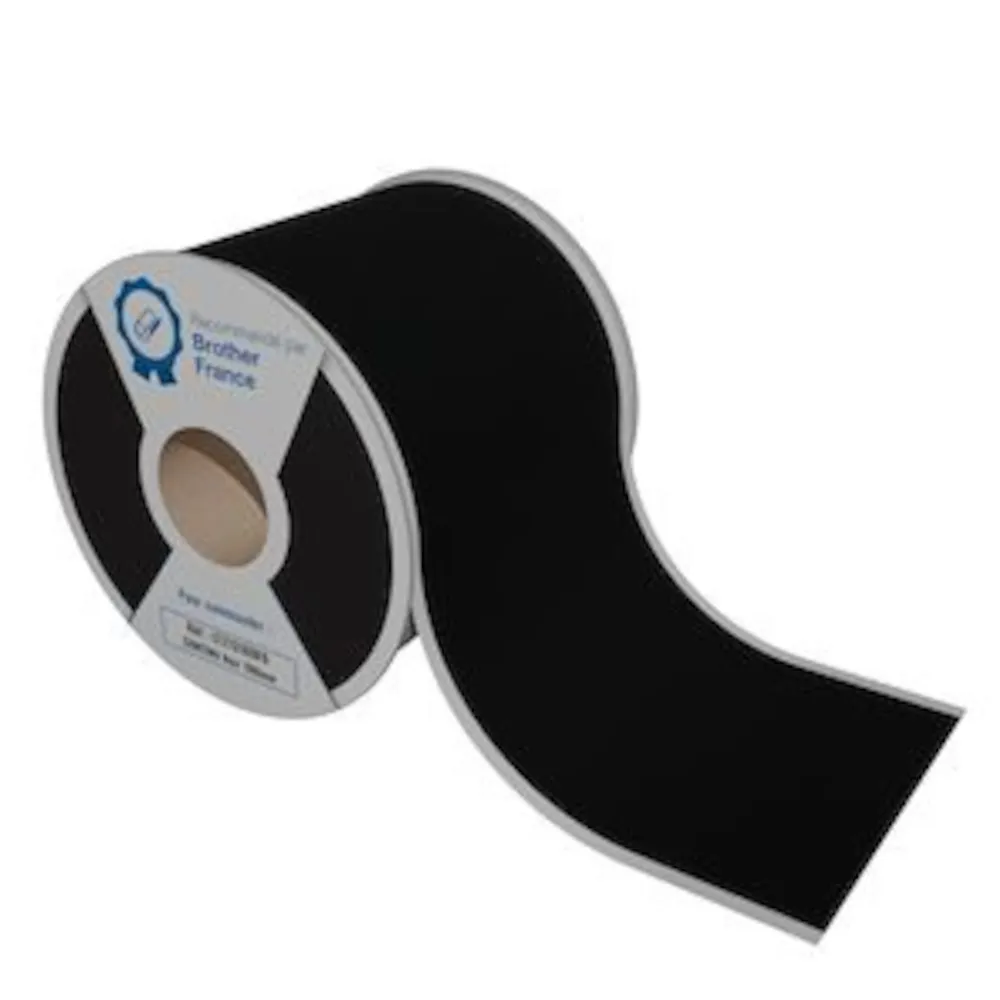 Rouleaux continu noir 100mm x 30m