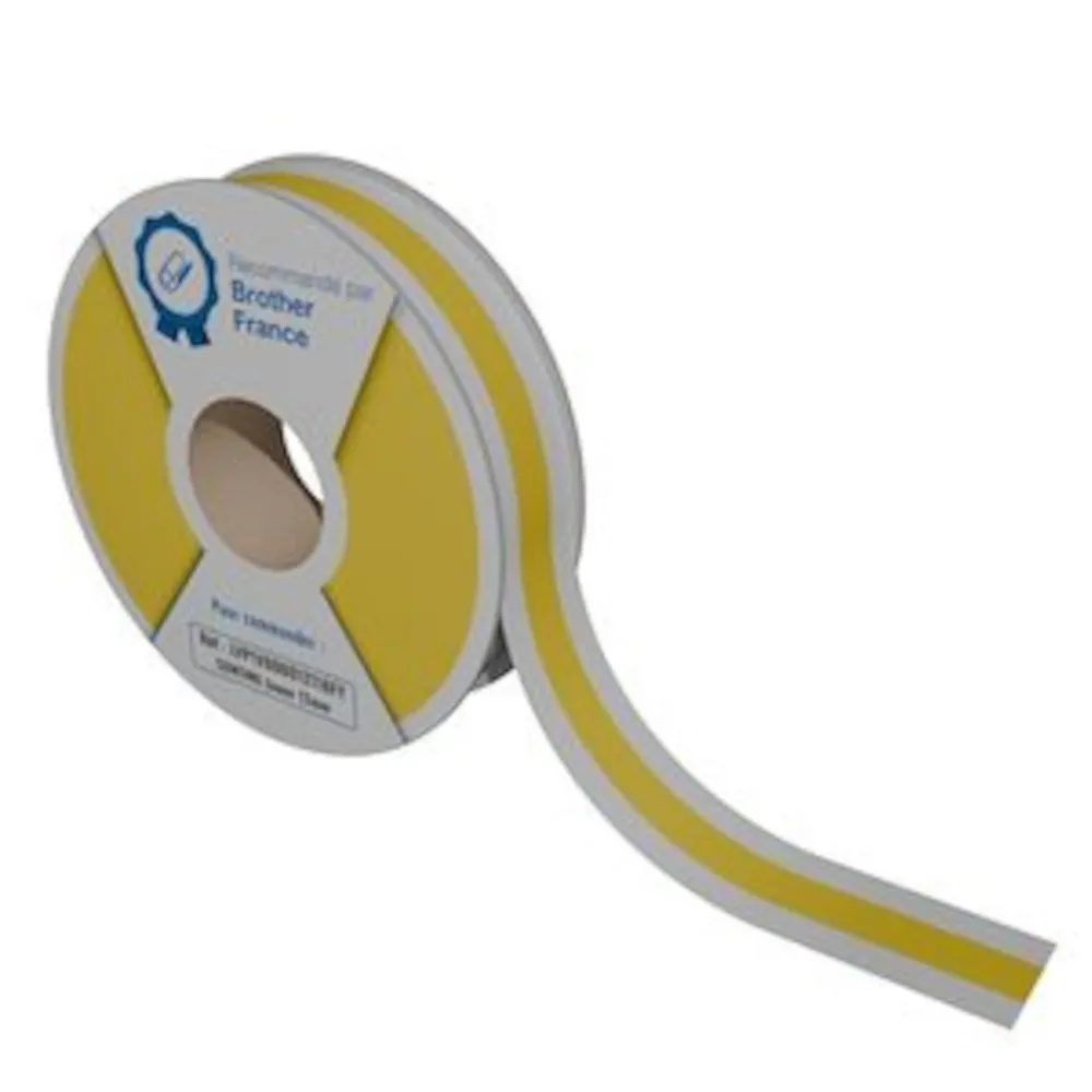 Rouleaux continu jaune 12mm x 30m