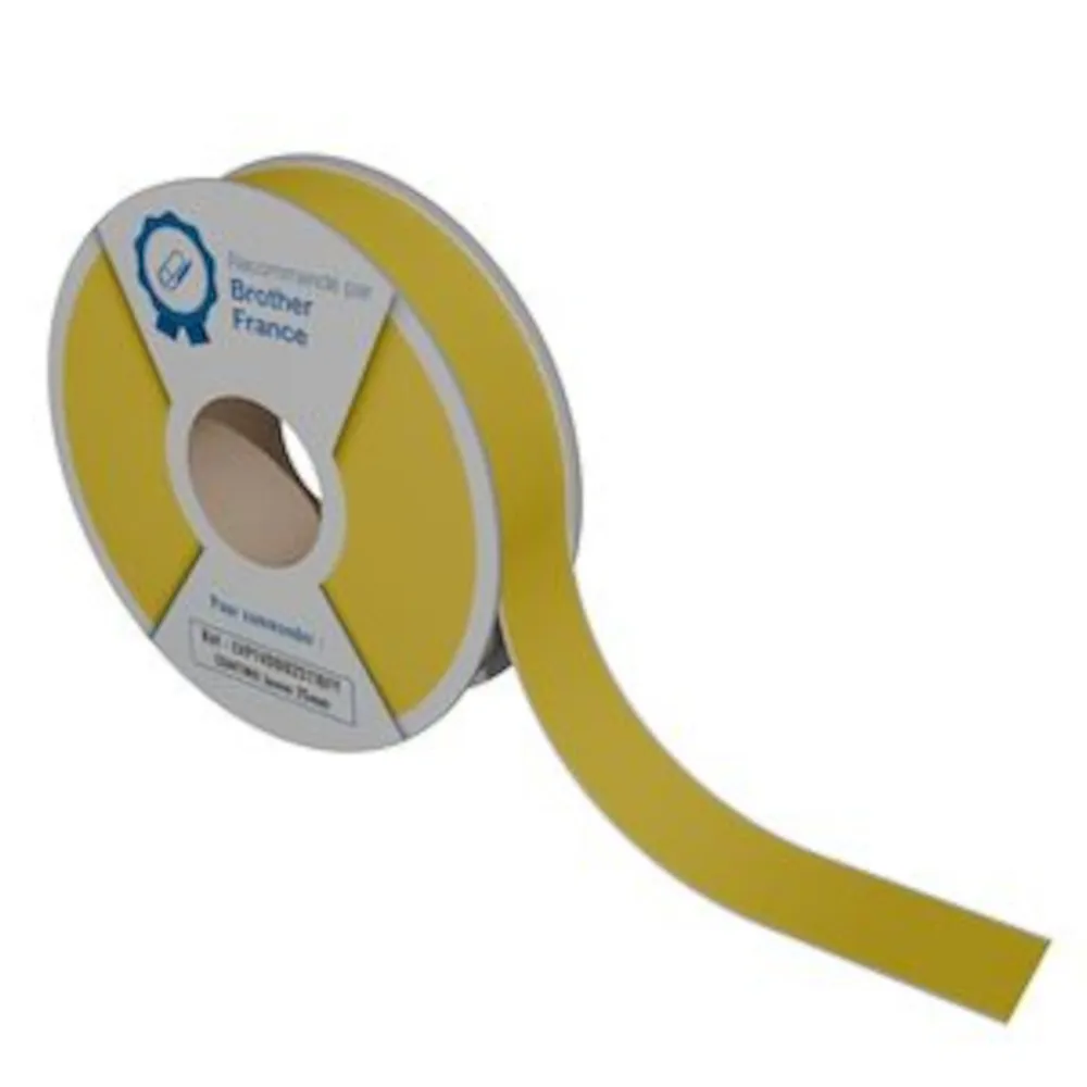 Rouleaux continu jaune 25mm x 30m