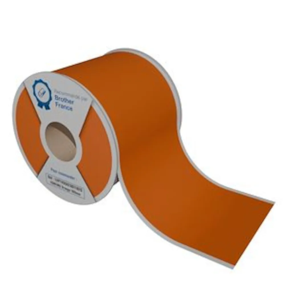 Rouleaux continu orange 100mm x 30m