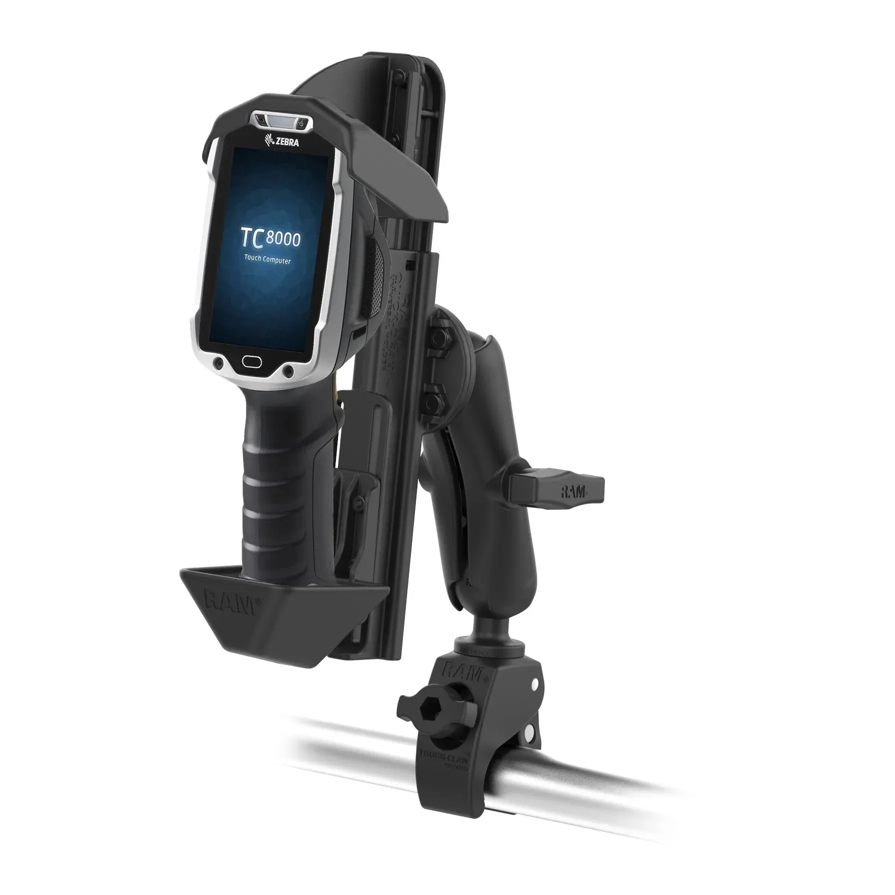 Support chariot terminal code barre Zebra TC8000 TC8300