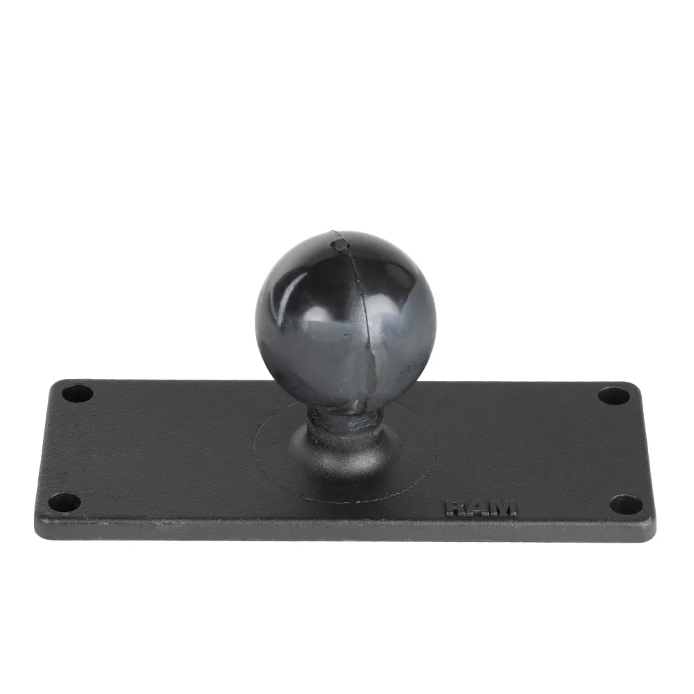 Base de boule RAM avec motif à 4 trous de 3,8 cm x 11,4 cm - Taille C