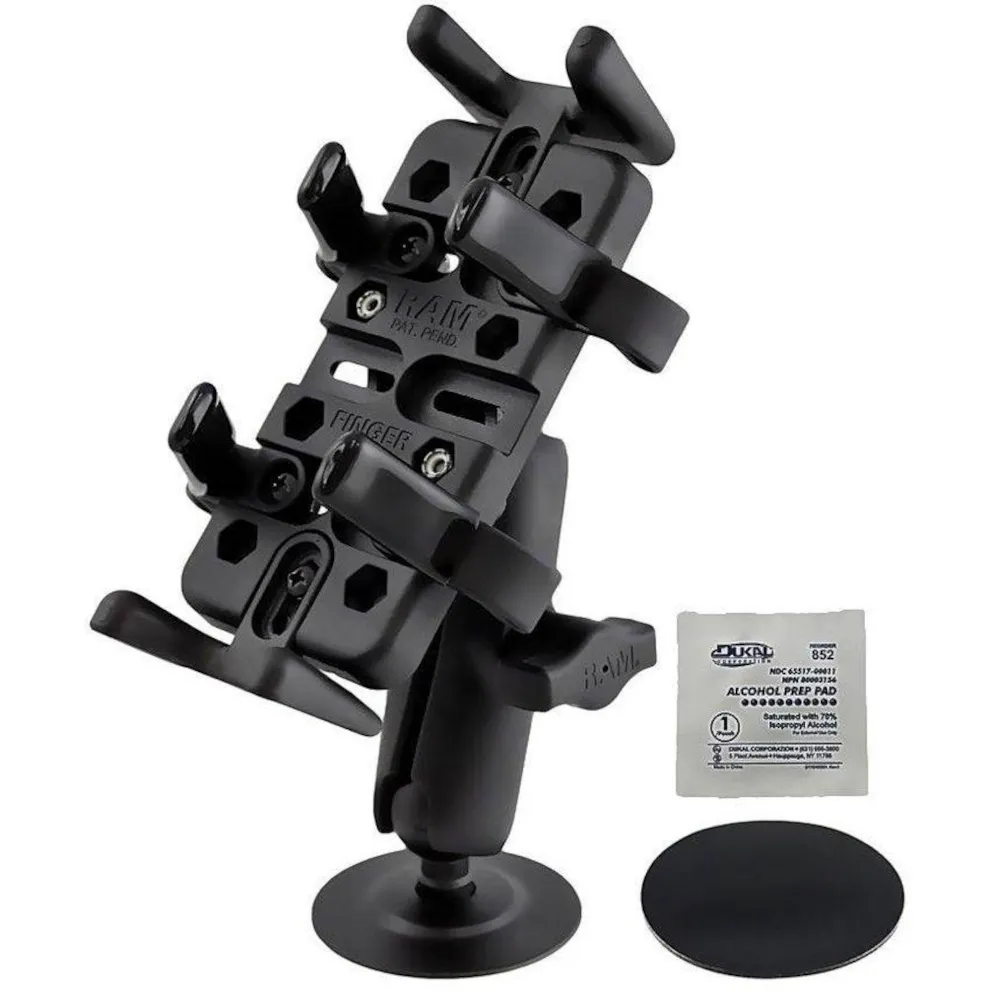 Support universel Finger-Grip avec base flexible adhésive