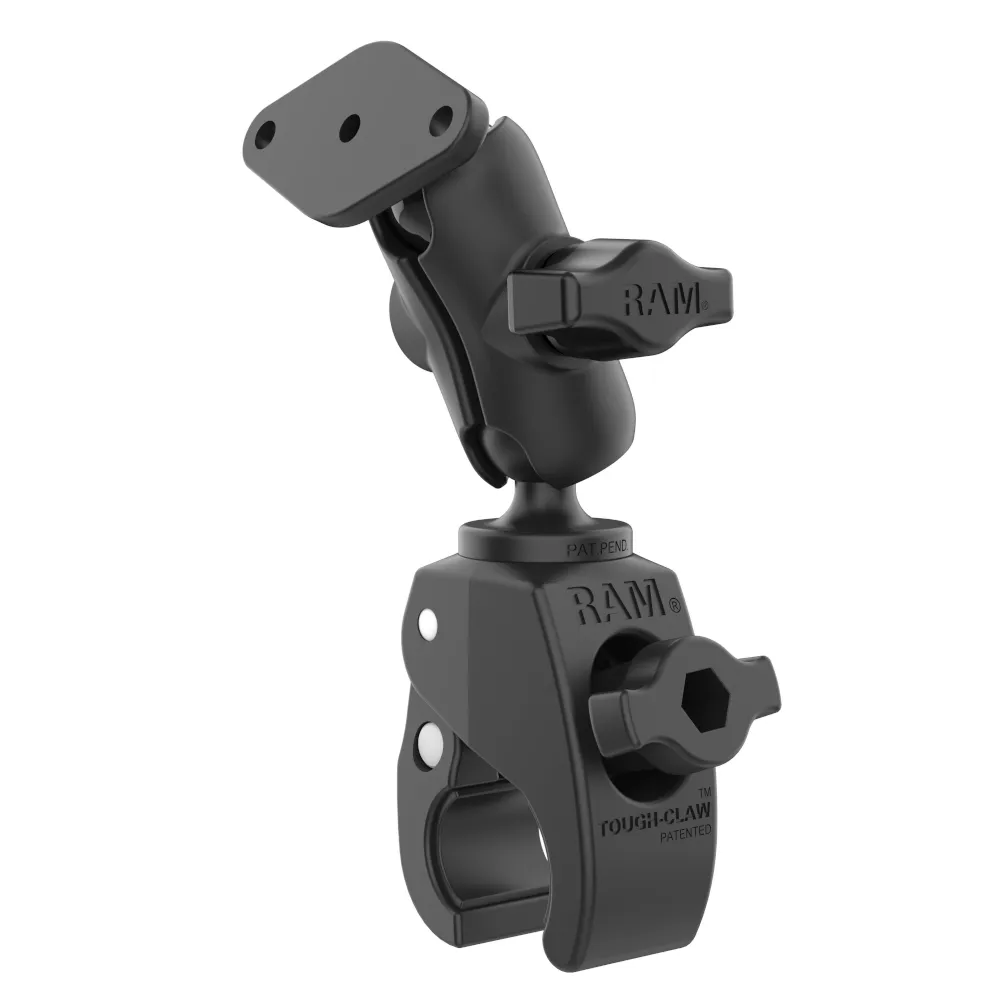 Support de fixation Tough-Claw Small avec plaque composite diamantée boule B pour tube