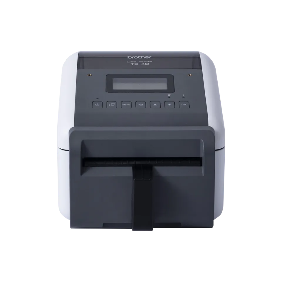 Imprimante d'étiquettes Brother TD-4555DNWBFC 300 dpi jusqu'à 118 mm Bluetooth Wi-Fi cutter ethernet USB écran LCD